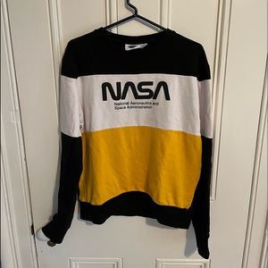 NASA Crewneck Sweatshirt, Size Medium